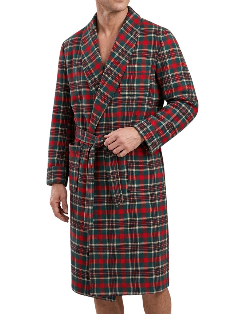 Vintage 70s Pendleton Robe Mens L Virgin Wool BRUCE OF KIMNAIRD TARTAN
